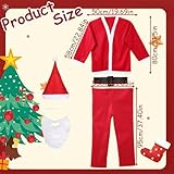 Zoom IMG-2 costume da babbo natale rosso Zoom IMG-2 costume da babbo natale rosso