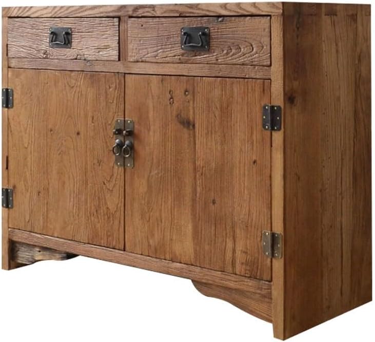 Aparadores para Comedor Sideboard Storage Shoe Cabinet Chinese Wall Side Cabinet Living Room Storage Tea Cabinet Kitchen Tableware Storage Cabinet Bufetera(S80cm)