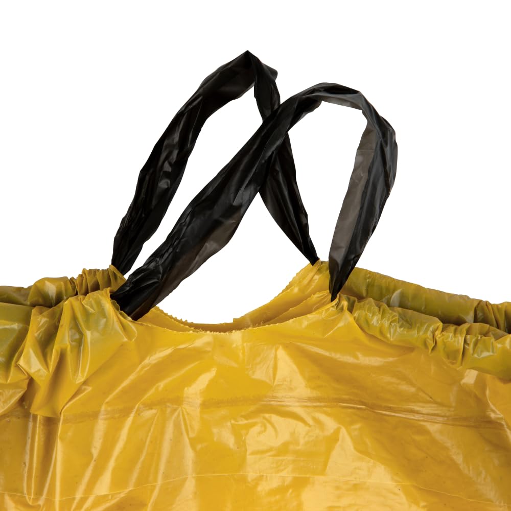 extra starker Gelber Sack 27µ, 5 Rollen Gelbe Säcke, 90 Liter, (die stärksten)- Wertstoffsack DSD konform (5)