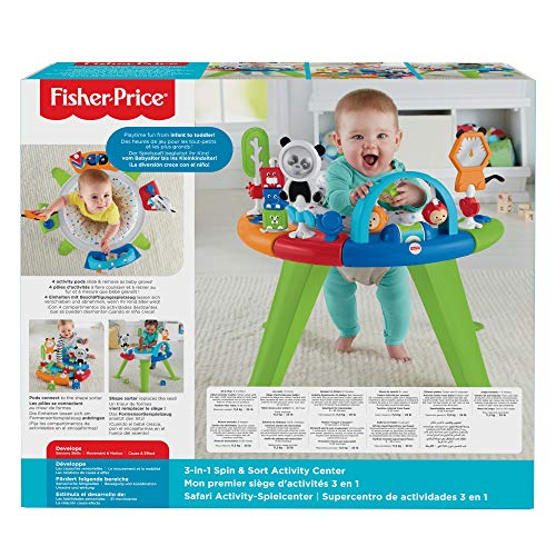 Fisher-Price GGC60 3-in-1 Draai en Sorteer Speelcenter - Afbeelding 6