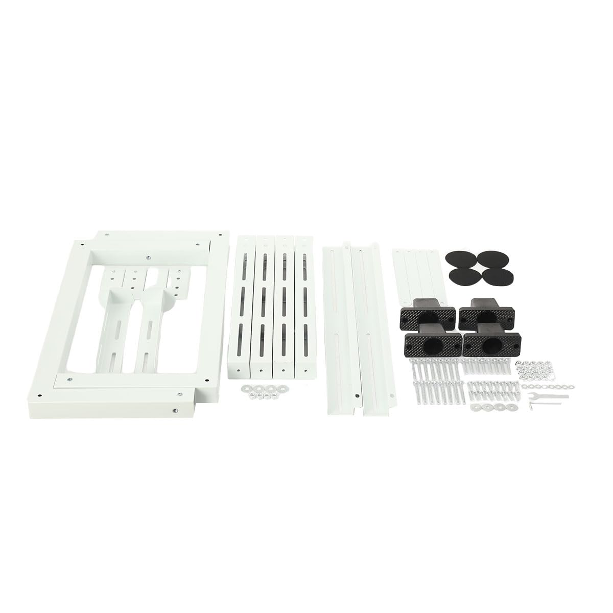 Pompe à chaleur au sol climatiseur au sol console climatisation au sol rack, Console de sol pour climatiseur Pour pompe à chaleur Split, jusqu'à 181 kg 9000-36000 BTU, Blanc