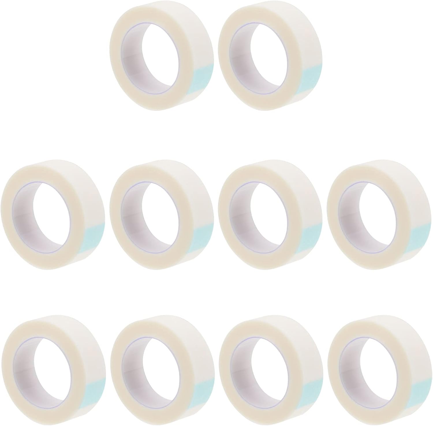 EXCEART 10 rollos M - cinta médica a presión de tela no tejida de primeros auxilios, cinta quirúrgica PE microporosa vendaje envolvente para pieles