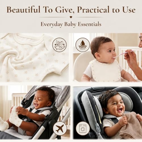 Baby Box Shop All in One Baby Gift Set, Premium Baby Shower & Gender Reveal Gift Hamper with Newborn Essentials, Baby Bath Wash, Teddy Bear & Keepsake Box - Ready to Gift for Newborn Unisex - Image 4