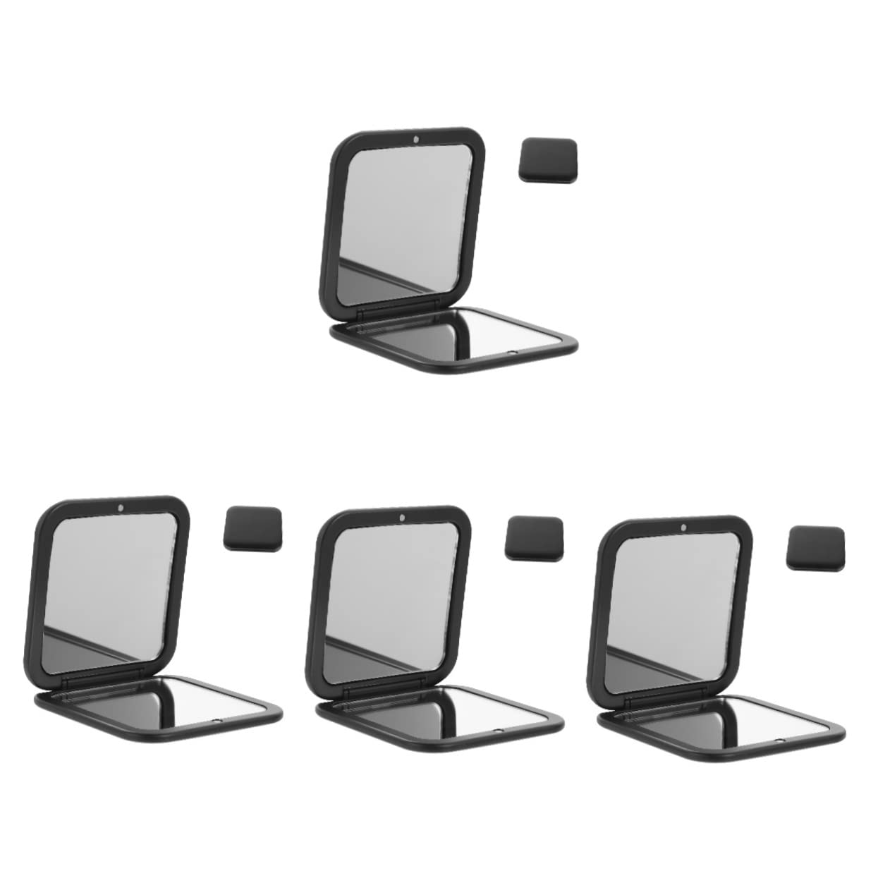 FRCOLOR 4pezzi Specchietto Tascabile Ingranditore Per Trucco Compatto e Leggero Per Viaggi e Occasioni Speciali