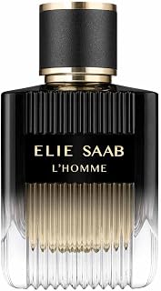 Elie Saab L'Homme 100 ml - Eau de Parfum for Men - Woody Vetiver Fragrance - Sophisticated notes of bergamot, cedar, vetiver, patchouli and myrrh - glass bottle with black gradient varnish