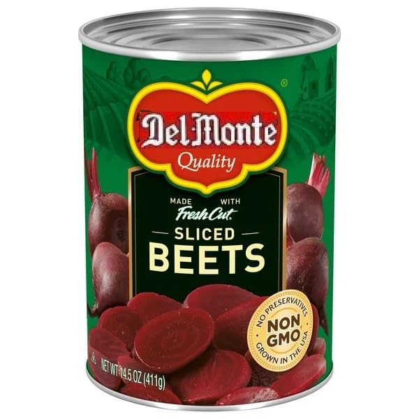 Sliced Beets, Canned Vegetables, 14.5 oz Cans (Pack of 6)
