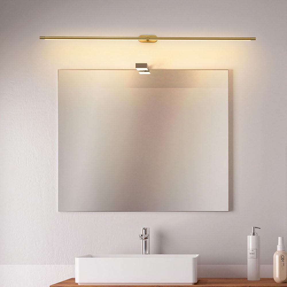 a LED Leggera Lampada Bagno lineare Illuminazione Barra sopra Lo Lampade Moderne Specchio toletta Camera Letto Sconce da Parete per toeletta Luce Bianca Fredda 6000K