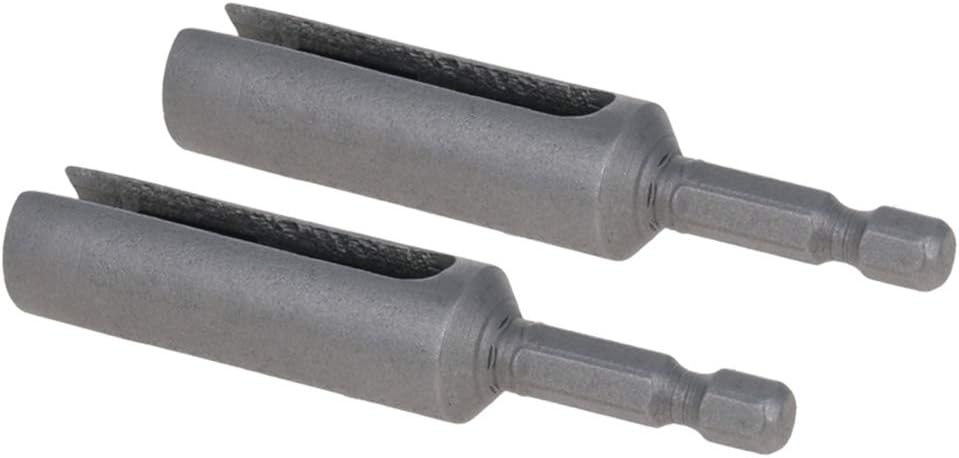 Utoolmart 12mm Nut Driver, 1/4" Quick-Change Hex Shank Slotted Drill Bit Socket Wrench Tool, 80mm Length
