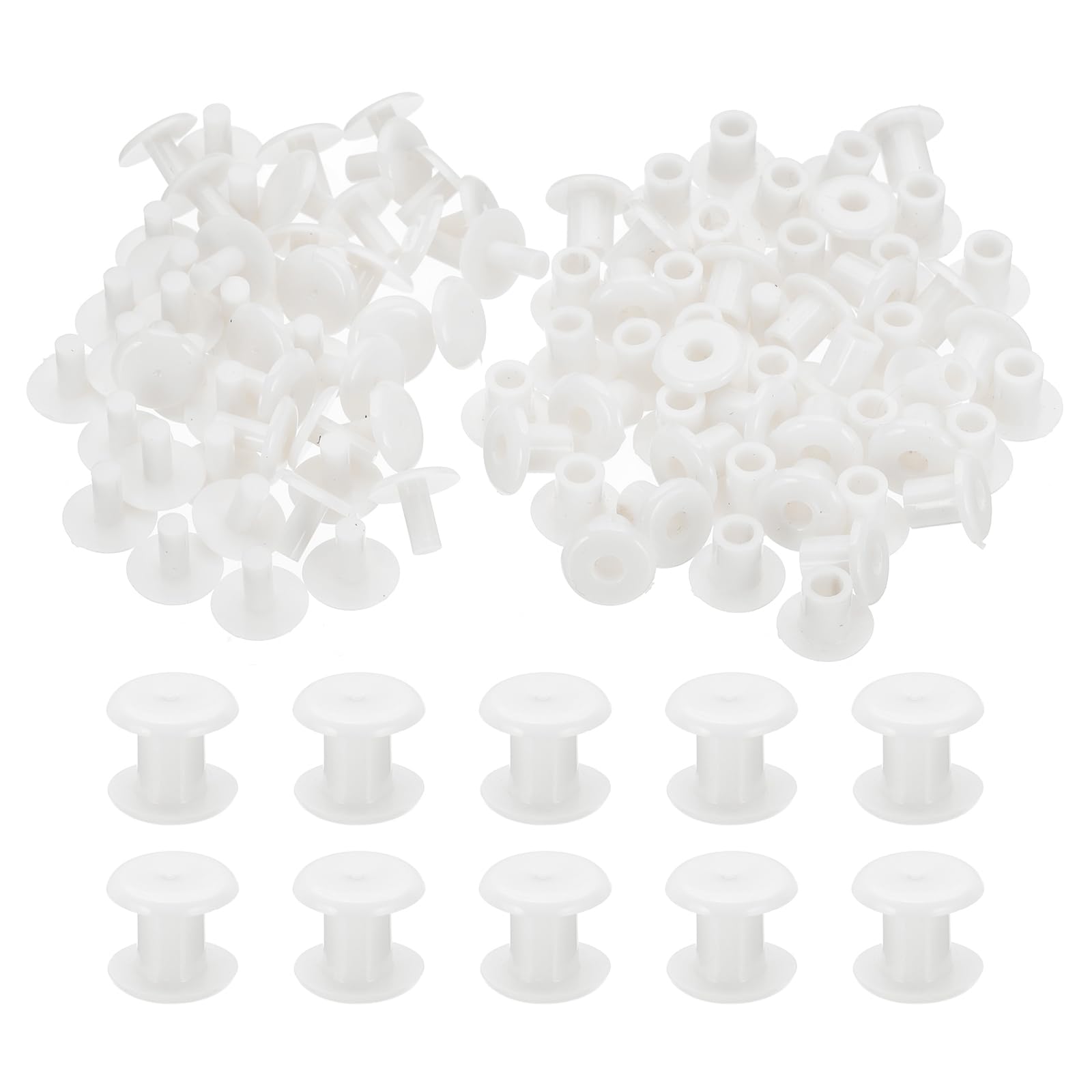 PATIKIL M5x6mm Plastic Binding Post