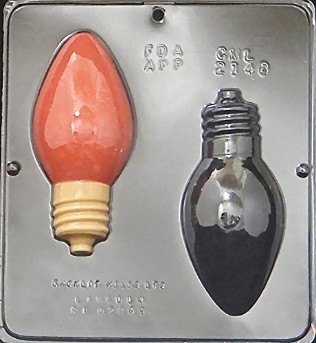 Bombilla de Navidad grande Molde de caramelo de chocolate Navidad 2148