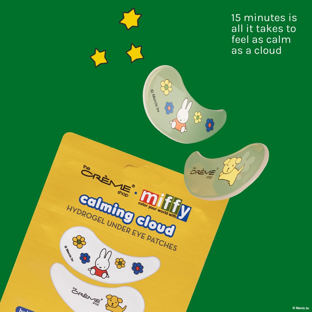 The Crème Shop Miffy Calming Cloud Hydrogel Under Eye Patches