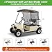 10L0L Golf Cart Sun Shade Cover for Club Car DS Precedent & EZGO TXT RXV, Superior UV Heat Blocking Polyester Mesh Canopy Cover, Durable & Easy Install (Roof Size:59