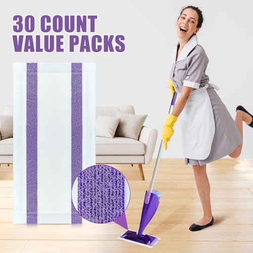 Image of 50 Count for Swiffer Wet Jet Pads, Disposable Wet Jet Pads, for Swiffer Wet Pads Refill for Spray Mop, All-Floor Cleaning Pads Safe for Hardwood & Multi-Surface