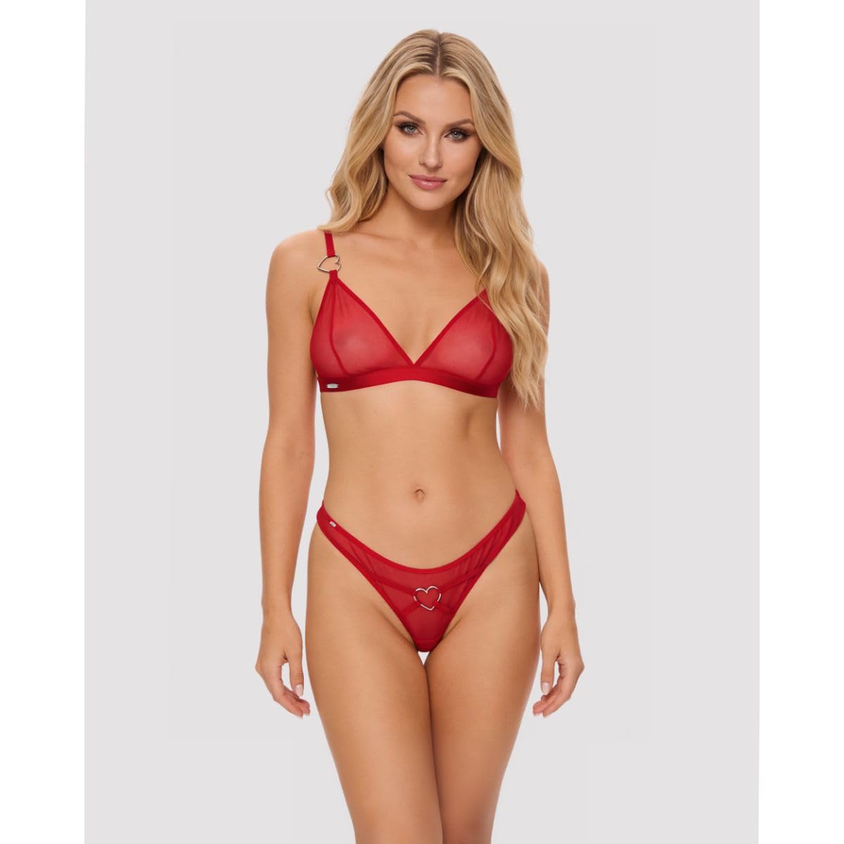 Obsessive - Set di lingerie Crimessa - Rosso