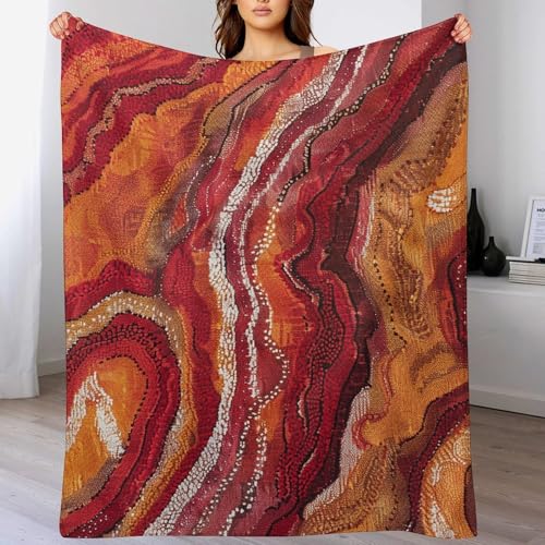 Couverture climatisation douce et légère contre le froid, plaid polaire flanelle lit et sofa - 6