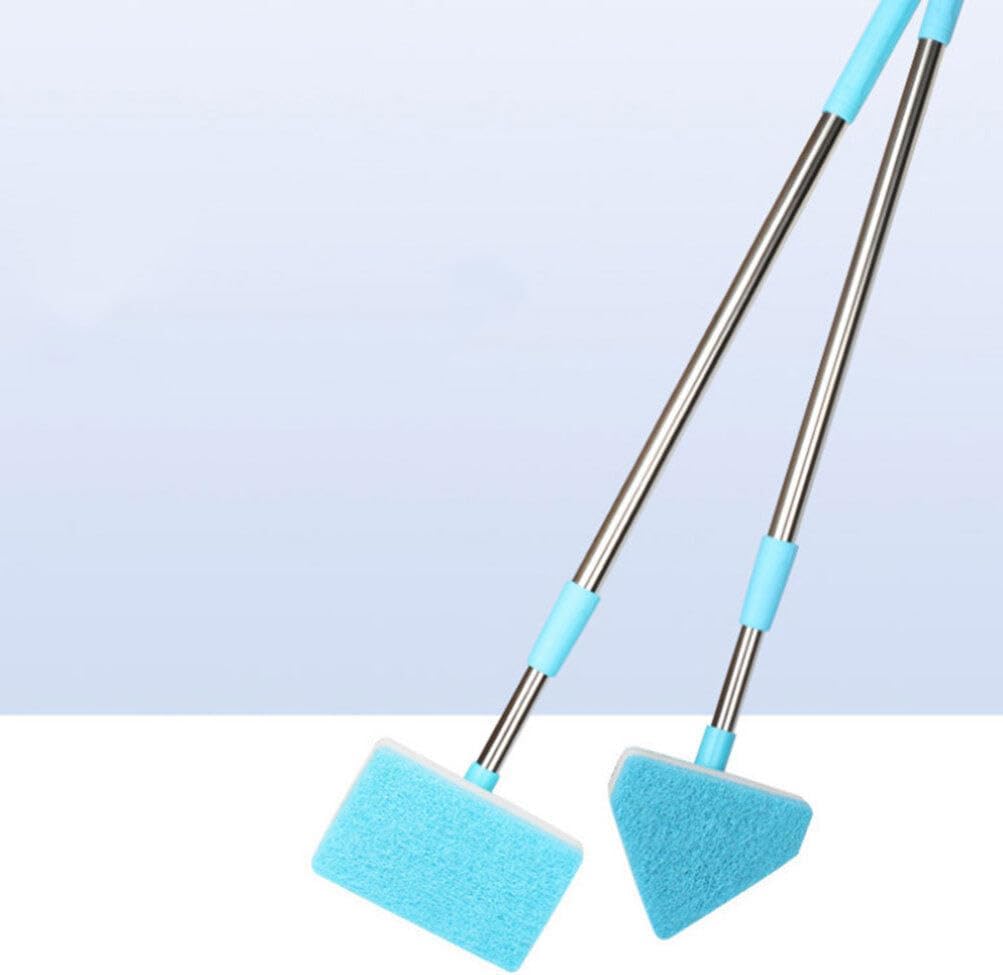 POPETPOP Brush Glass Cleaning Brush Fish Tank Aquarium Handle Fish Tank Cleaning Sponge Glass Aquarium Cleaning Tool Cleaning