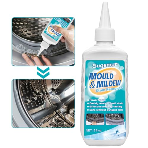 Sugemur Mould Remover Gel, Household Mould Magic, Large Capacity Mildew Removal, Mold and Mildew Cleaner for Toilet Washing Machine Seal Mold Remover Bathroom Kitchen Sink Grout Tile Stains