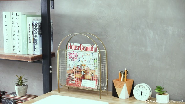 Amazon.com: MyGift Magazine Rack, Floor Freestanding Magazine