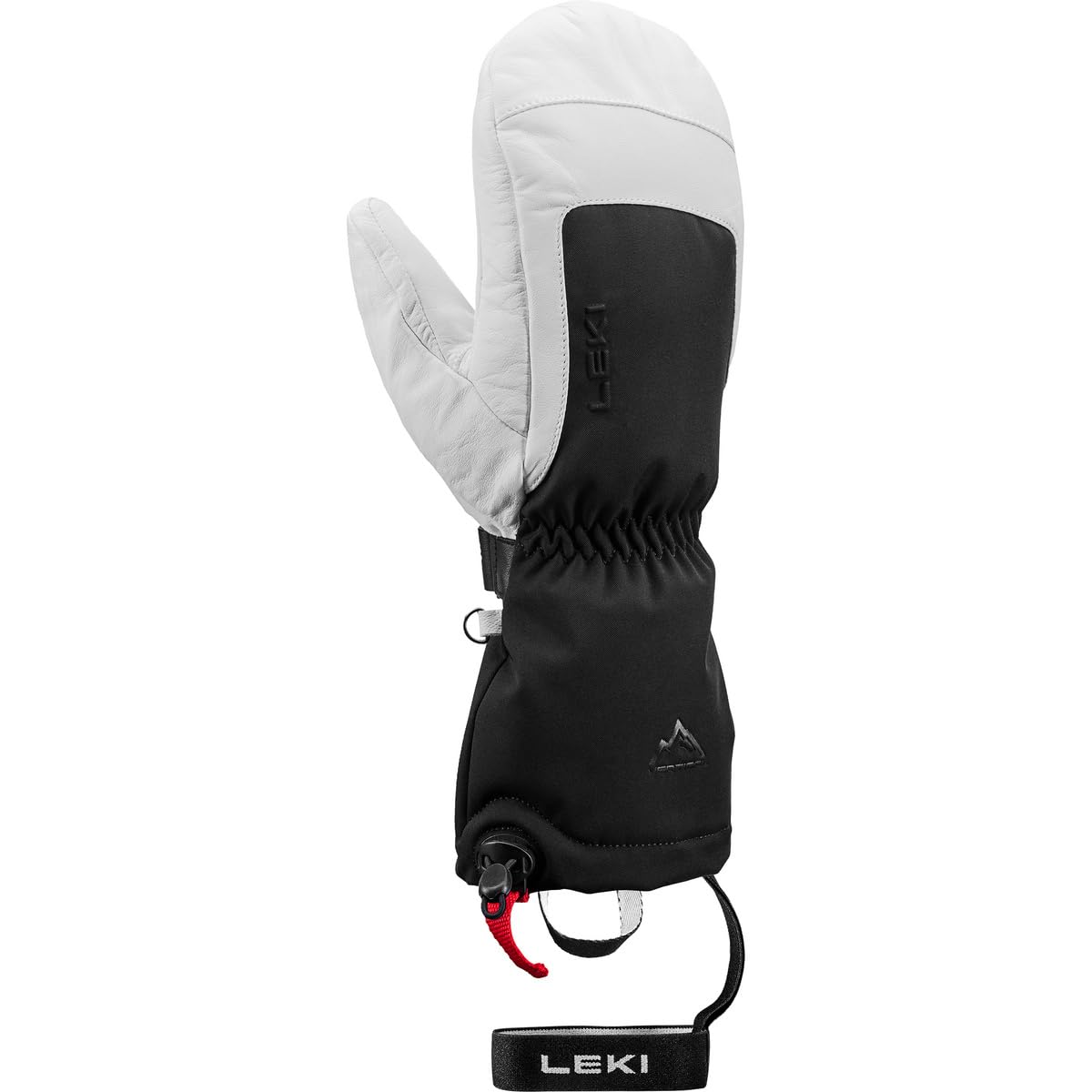 LEKI Guide X-Treme GTX Mitt Gloves, Black-White, EU 9