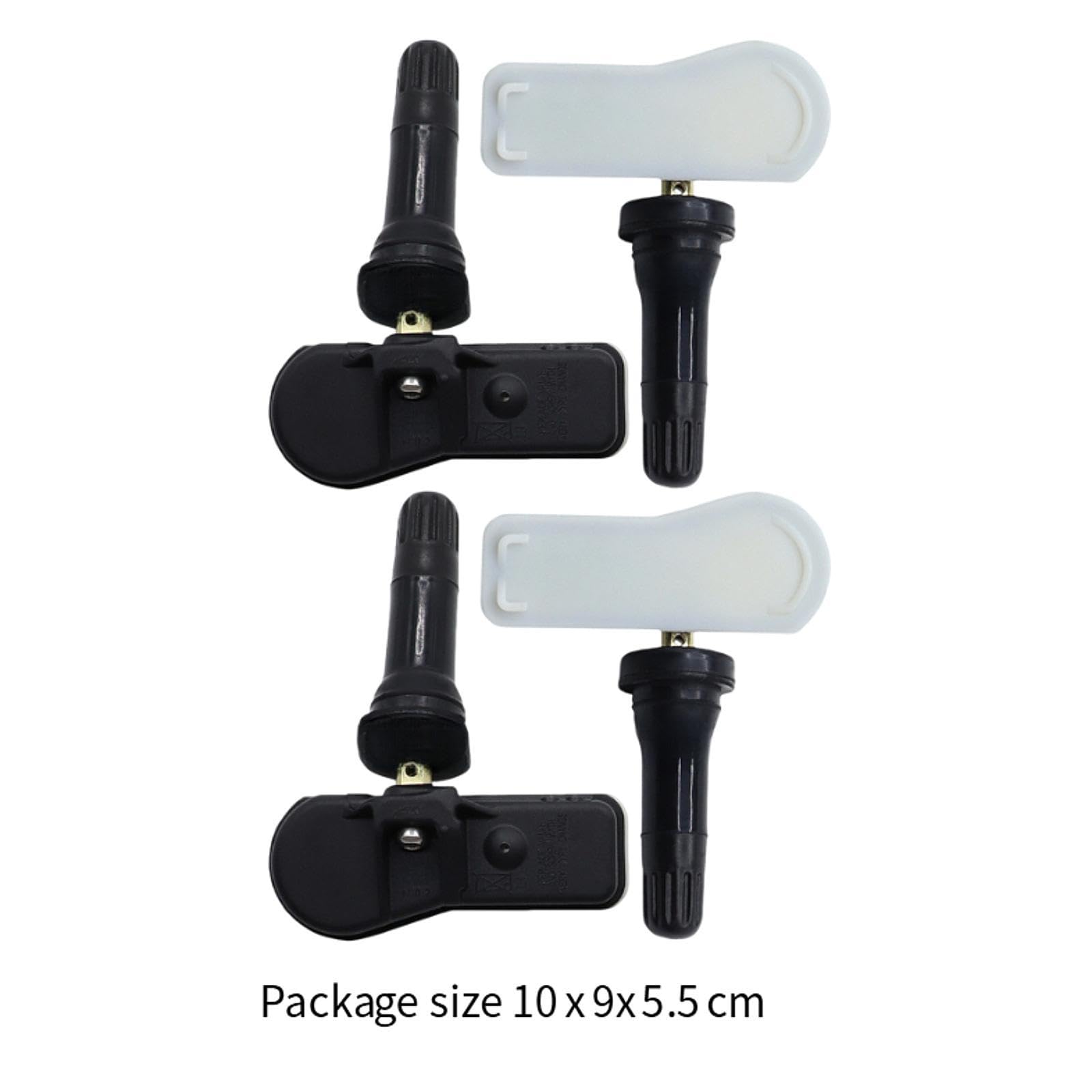 Juego de 4 Sensores de Presión de Neumáticos, Fácil Instalación, Material Metálico, Número de Pieza 9811536380, para Conductores Y Talleres M