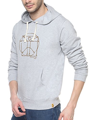 Image of Campus Sutra Cotton Men Hooded Neck Hoodie