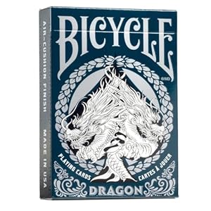 Bicycle Dragon Spielkarten Blau