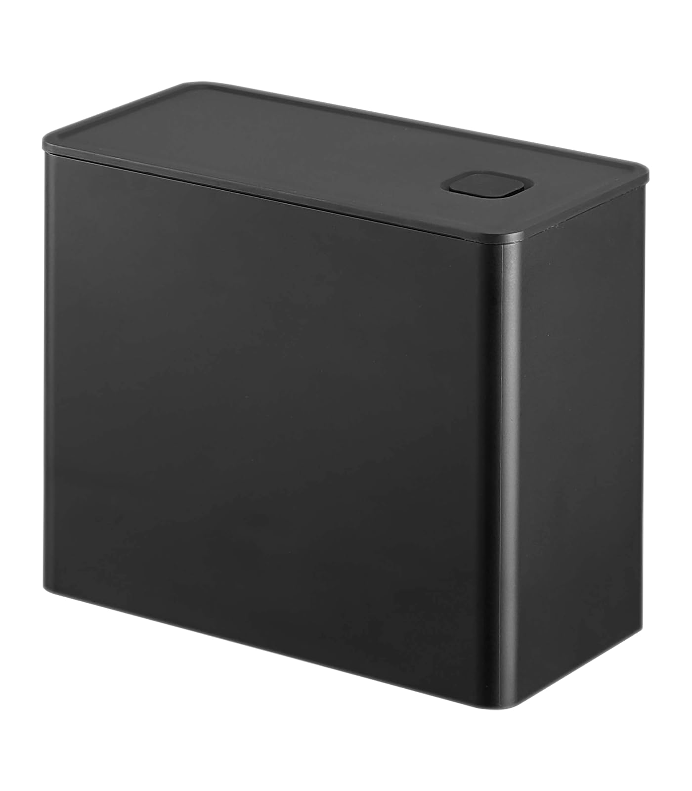 Yamazaki 6907-P Tower Container for Coffee Polypropylene Silicone, Black