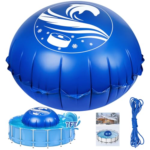 Almohadilla Inflable para Piscina 7 pies Resistente Invierno miniatura 1