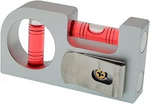 8.5CM solid aluminum alloy small level ruler portable mini level bubble ...