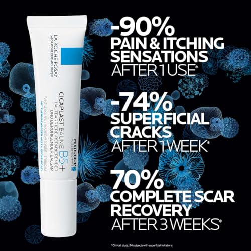 Image of La Roche-Posay Cicaplast Baume B5+ Repair Moisturiser Balm, 15ml (Pack of 2)