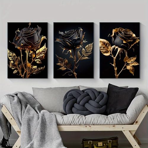 Toile botanique abstraite pour revitaliser un mur vide grand format style ferme chic