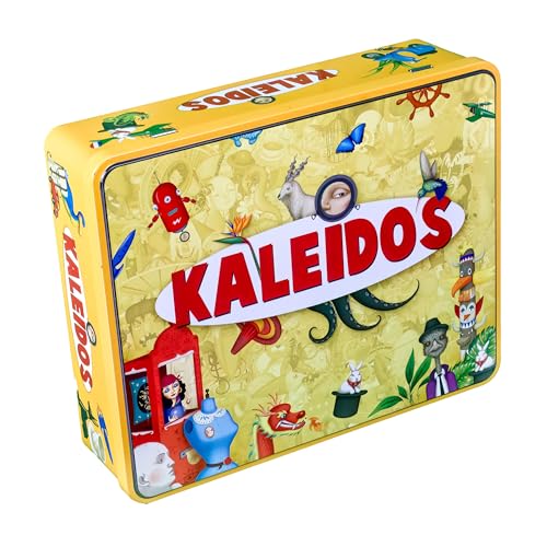 Kaleidos, el Juego de Las imágenes Ocultas, Caja de Metal, reglamento en Italiano