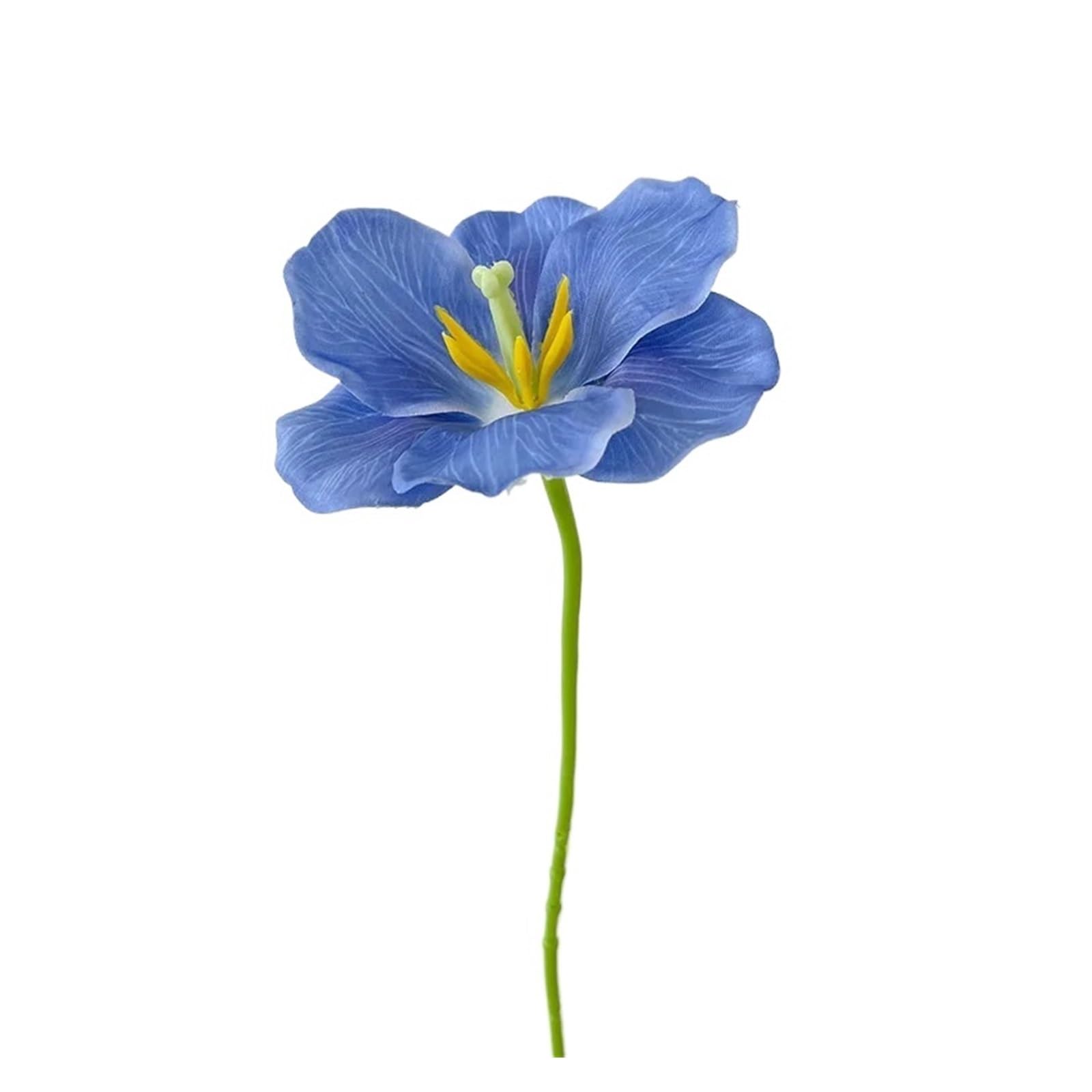 Casetlong 1/3Pcs Artificial Flowers 50CM Fake Flower For Home Decor Garden Wedding Decorations Ornaments Arrangement Accessory(Blue,3Pcs)
