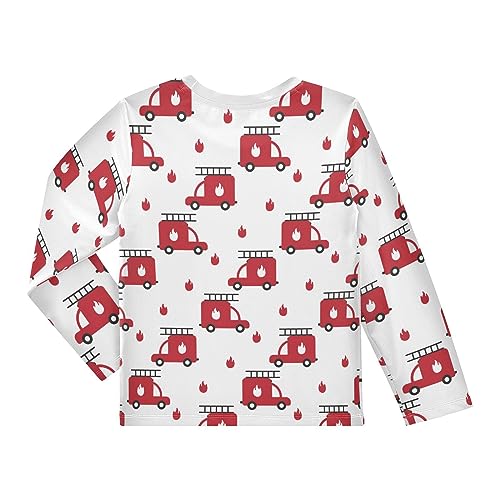 Image of CaTaKu Boys Swim Shirt Long Sleeve Rash Guard for Boys Toddler Rashguard Water Sun Shirt UPF+ 50 Swimwear