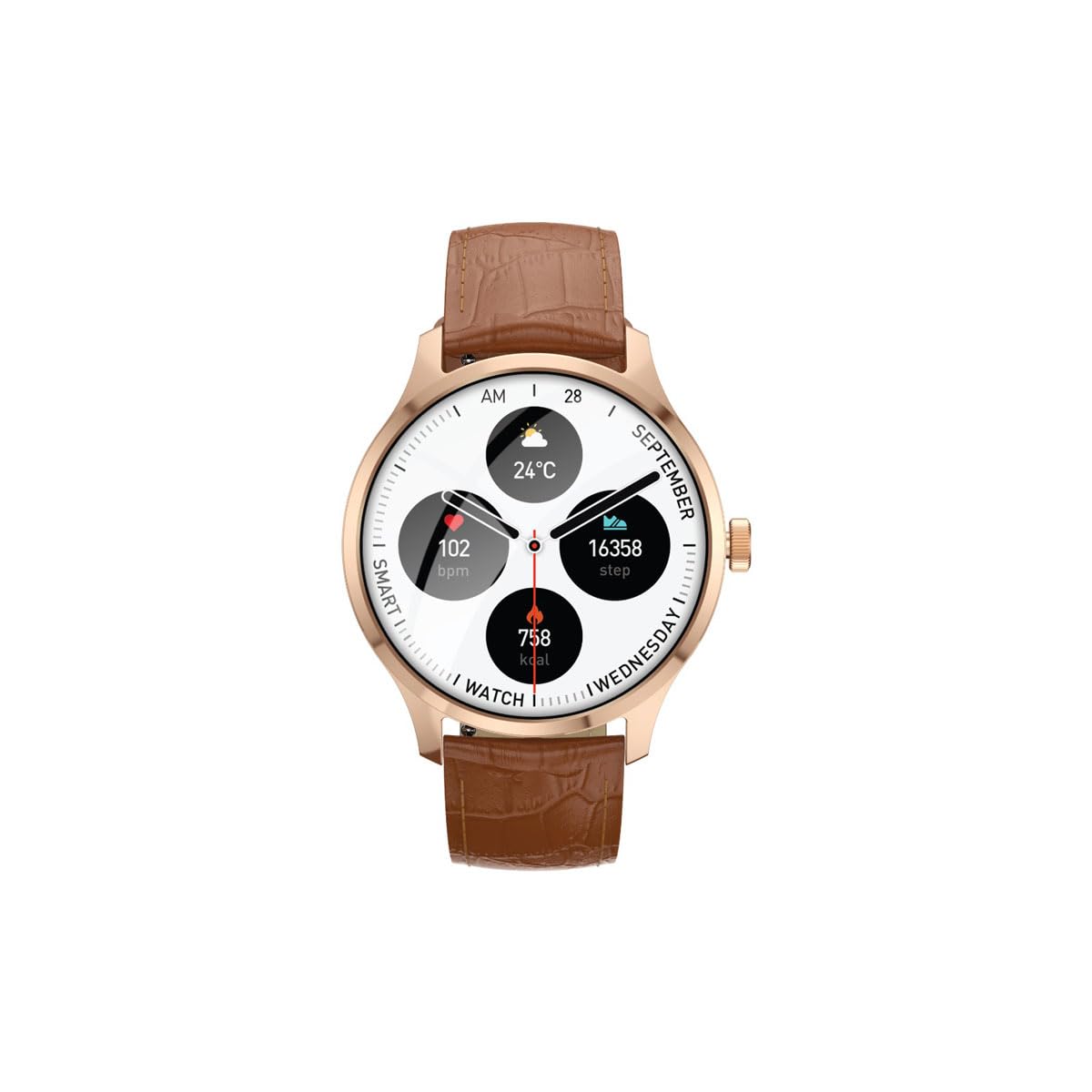 Green LionLunar AMOLED Smart Watch (Rose Gold)