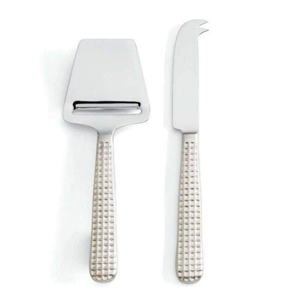 Michael Wainwright 843591 Manhattan Platinum Cheese Shaver-Knife Set