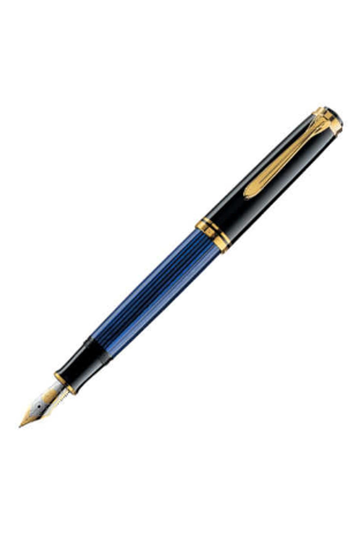 Pelikan M 800 Penna Stilografica Souveraen 800 Pennino M In Oro Bicolore