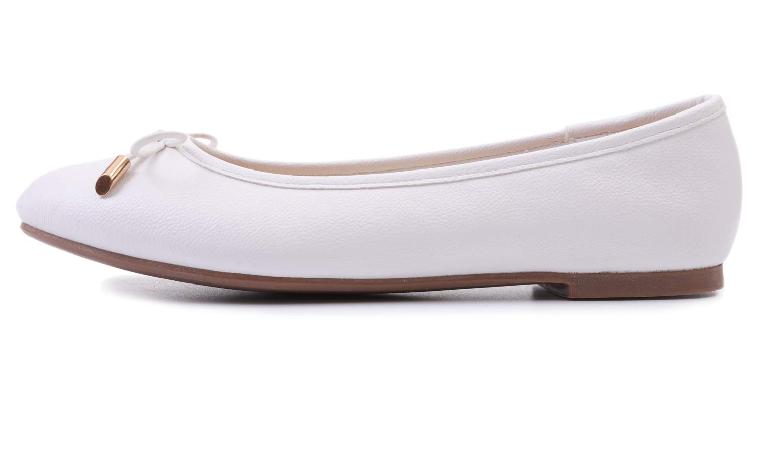 Feversole Women's Soft Cushion Comfort Round Toe,Ballerine à Bout Rond pour Femme