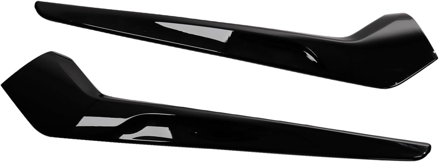 yingtuu for honda civic 11th gen 2022 2023 2024 2025 accessories car side gear shift cover strip decals interior stickers abs glossy black