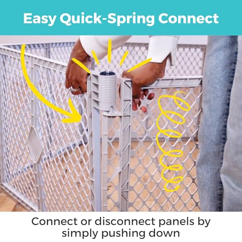 image for Toddleroo by North States - Superyard Duo Extra Wide Baby Gate & Play 