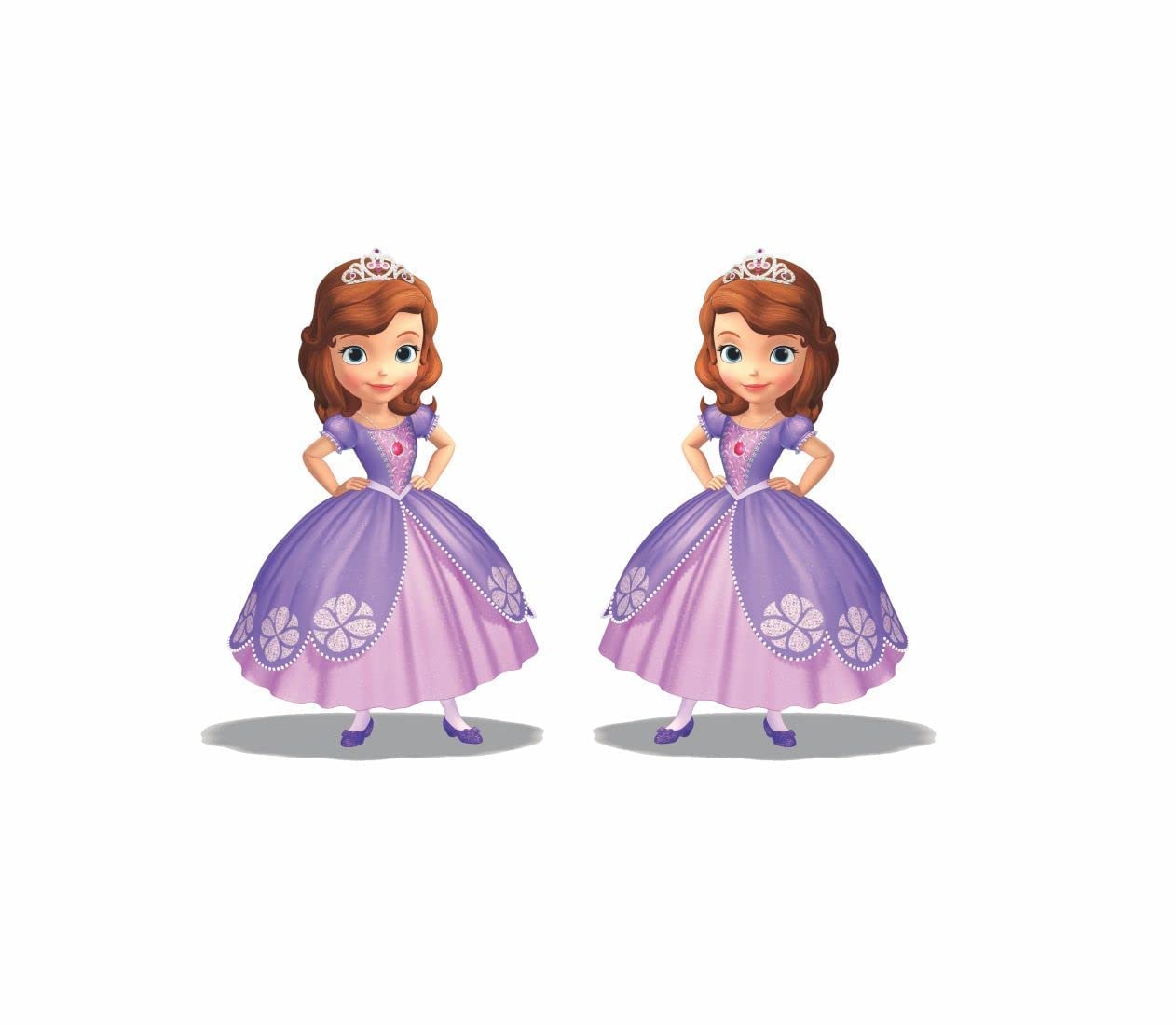 Kaushiki Collection Two Cute Beautiful Barbie Princesses Wall Sticker for Living Room, Bedroom, Kids Room, Big Size.- 30 cm X 43 cm (B0BHZCBBLJ) Amazon Price History, Amazon Price Tracker