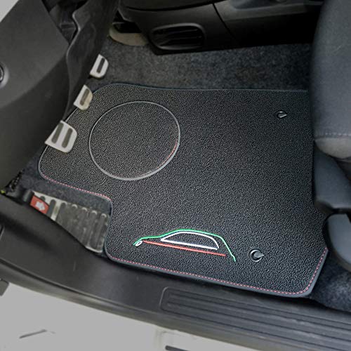 Speedlab Custom Fit Floor Mat For Select Fiat 500 Models (Grey) (4 Piece) #TOP1
