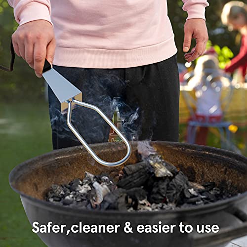 Wishdirect 600W Electric Charcoal Starter Fire Lighter For Bbq Grill Smoker Fireplace, Firepit, Stove - Quickly Ignite Coals Briquettes Without Lighter Fluid Or Matches - 29 Inch Cord #TOP5