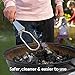 WishDirect 600W Electric Charcoal Starter Fire Lighter for BBQ Grill Smoker Fireplace, Firepit, Stove - Quickly Ignite Coals Briquettes Without Lighter Fluid or Matches - 29 Inch Power Cord