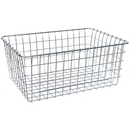 Wald 1275 Bicycle Basket, 21 X 15 X 9 (Chrome) #TOP14