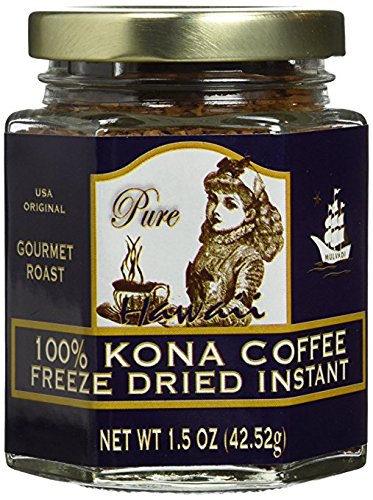 MULVADI 100% Freeze Dried Instant Kona Coffee, 1.5 OZ
