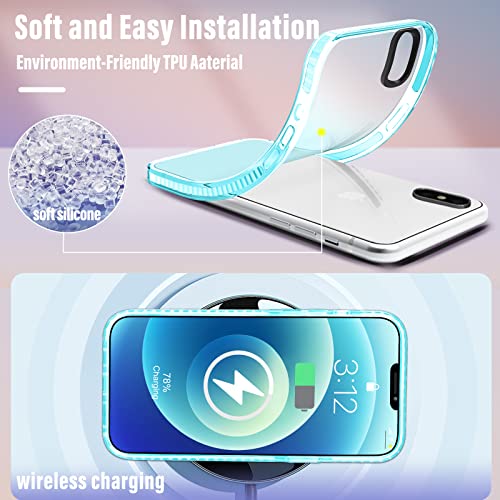 Ulirath For Iphone X/Xs 5.8" Case Cute Cartoon Character Designer Pattern Cover Cool Funny Fashion For Girly Girls Kids Boys Bumper Soft Protective Phone Cases Design For Iphone X/Xs Black #TOP4