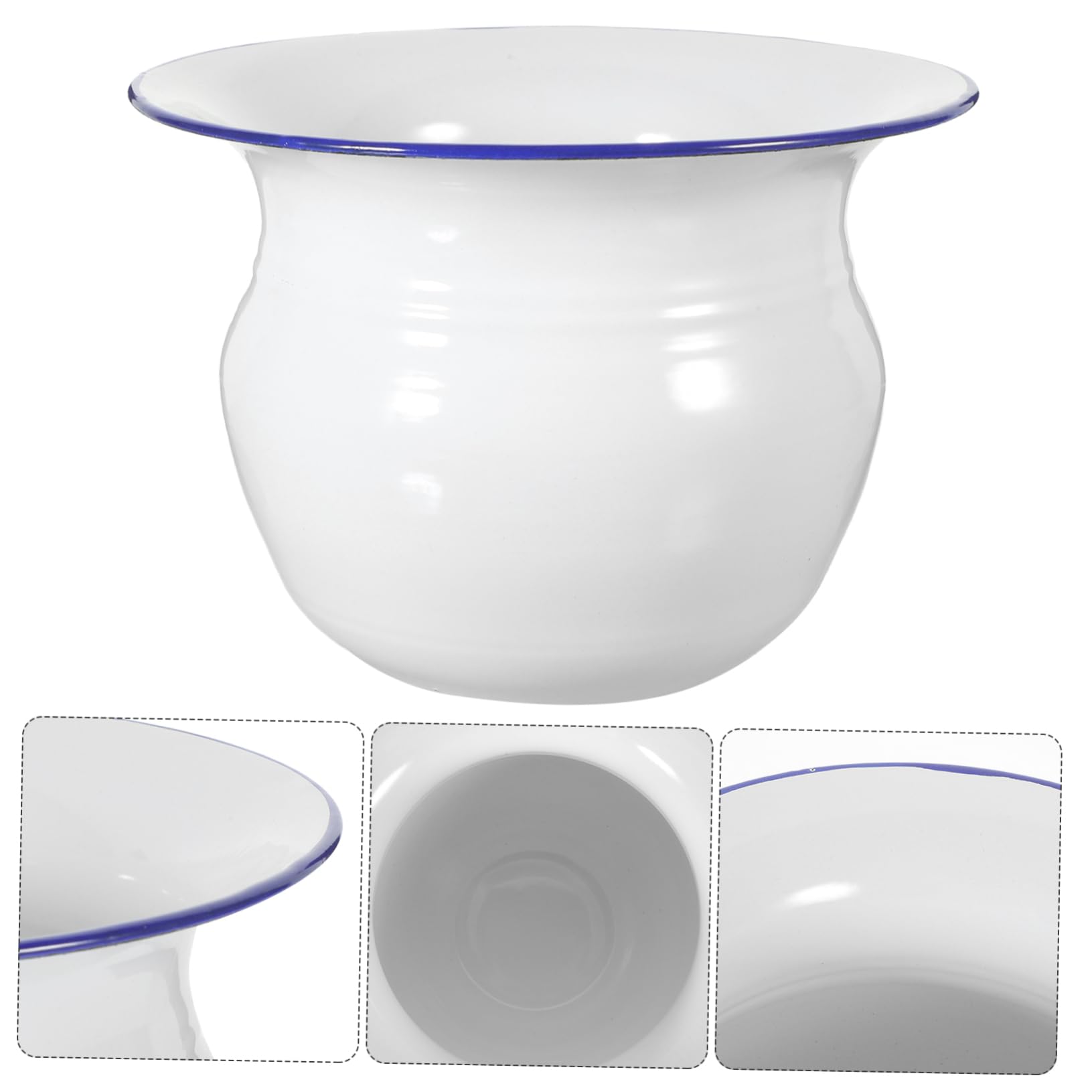 IWOWHERO Potty Seat Lightweight Enamel Portable Toilet for Boys Potty Training