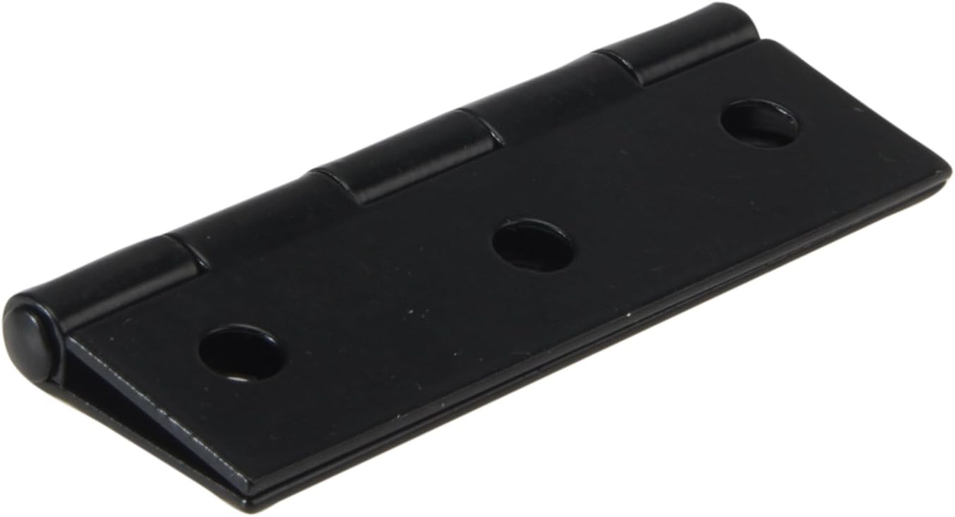 Forge 75mm Butt Hinge with Powder Coated Finish - Black (Pack of 2)