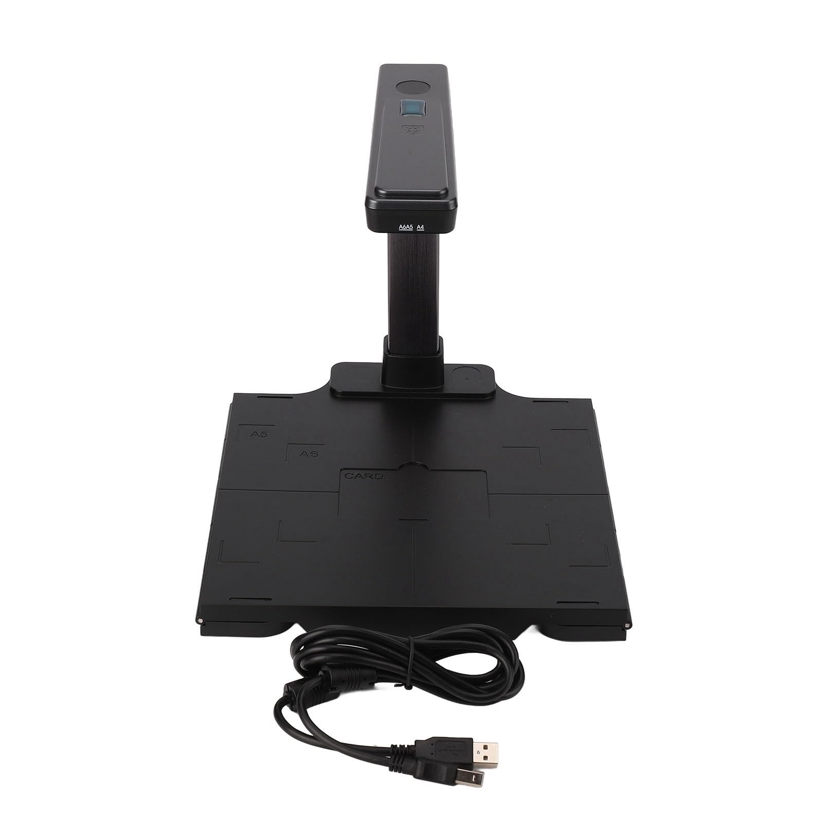 Ipevo V4k Ultra HD 8MP USB Document Camera Compatibile con Mac OS, Windows, Chromebook per Presentazioni Dal Vivo, Conferenze Web, Apprendimento a Distanza e Apprendimento a Distanza per Libri Illustr